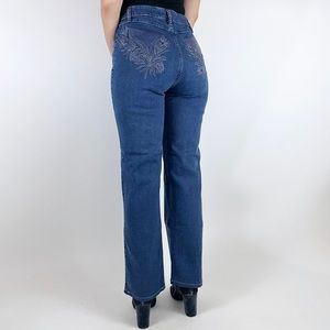 Vintage Y2K Brazilian Butt Applique Denim Jeans